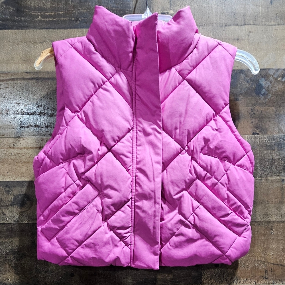 Coalition Pink Puffer Vest Small